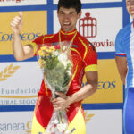 El ciclista Maurice Echard, bronce