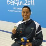 Teresa Perales termina segunda y se clasifica para la final de los 100 metros espalda