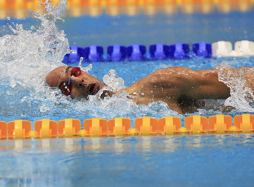 Richard Oribe, a la final de los 100 metros libres