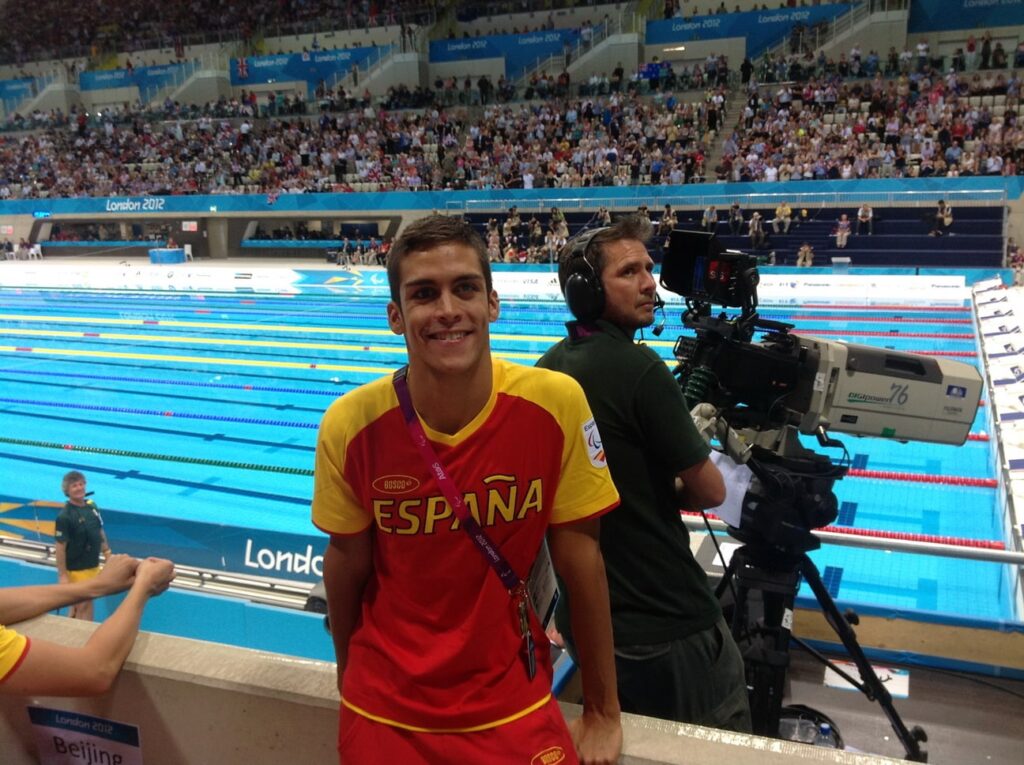 Deborah Font e Israel Oliver compiten en Madrid en el Campeonato por Edades de Natación