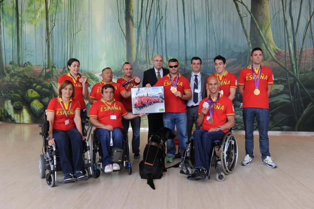 Iberdrola recibe a los deportistas paralímpicos en la Torre de Bilbao