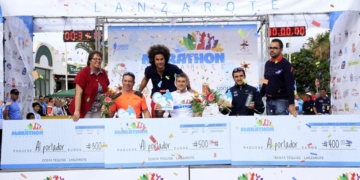 Roger Puigbó triunfa en el Maratón de Lanzarote