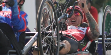 El deporte adaptado triunfó en la IV Vuelta a Playa Blanca en Handbike