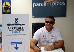 David Casinos recibe el Premio Nacional del Deporte en la categoría Olimpia