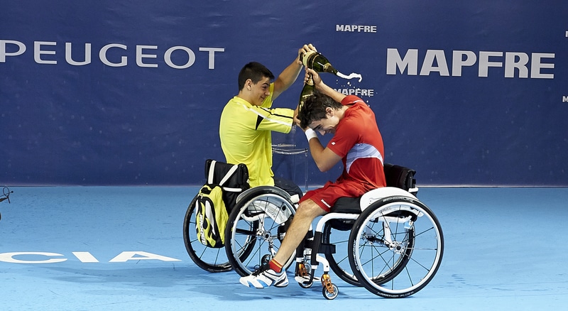 Caverzaschi, rey del Master Nacional de Tenis en Silla de Ruedas
