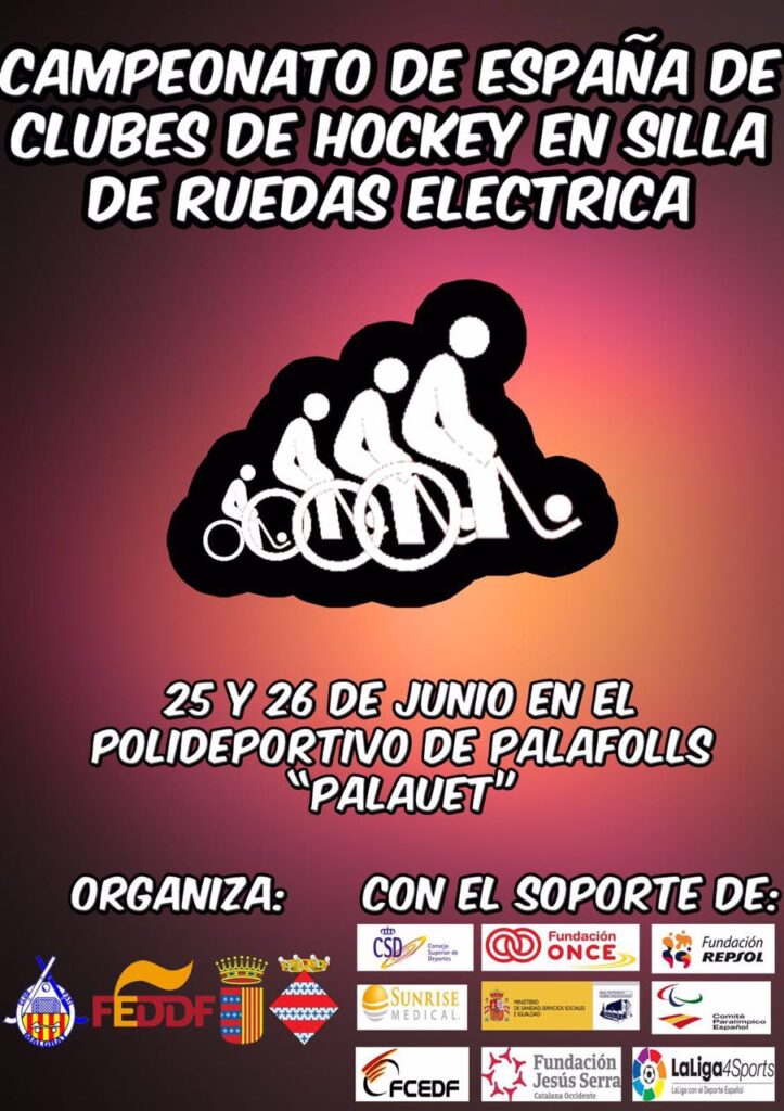 Este fin de semana se disputa en Palafolls el Campeonato de España por clubs de Hóckey en Silla de Ruedas Eléctrica