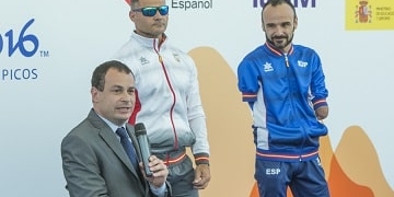 Los trainers paralímpicos David Casinos y Ricardo Ten, maestros de ceremonia en la presentación de la equipación paralímpica para Río 2016