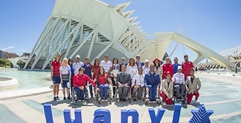 Puesta de largo en Valencia de la equipación oficial de España en los Juegos Paralímpicos Río 2016