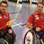 Roberto Galdós y Javier Fernández al Torneo de Parabadminton de Antrim
