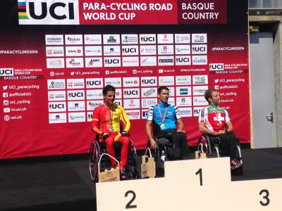 Cuatro medallas en las pruebas contrarreloj de la Copa del Mundo de Euskadi