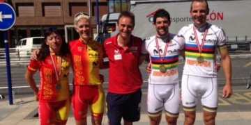 Siete medallas para el ciclismo español en el País Vasco