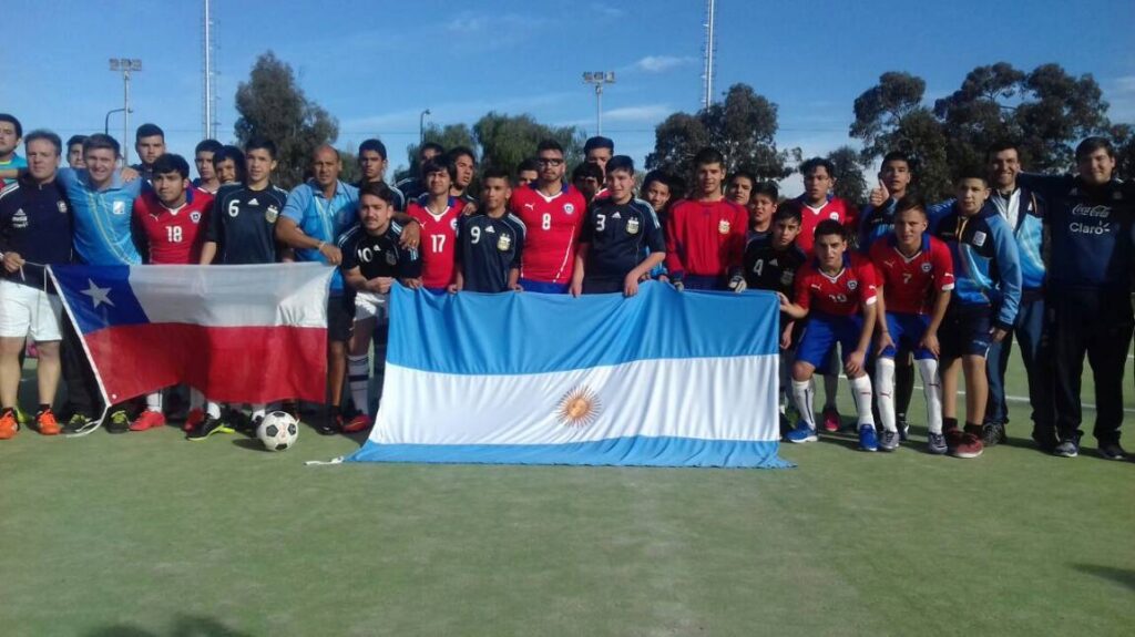 Argentina y Chile empataron en el Binacional de Fútbol 7 Parálisis Cerebral.