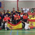 El hockey en silla de ruedas eléctrica español aprende en Holanda