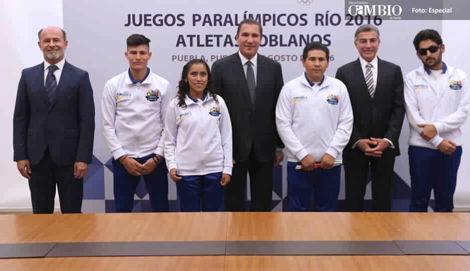 MÉXICO: RMV y Gali reciben en Casa Puebla a atletas paralímpicos
