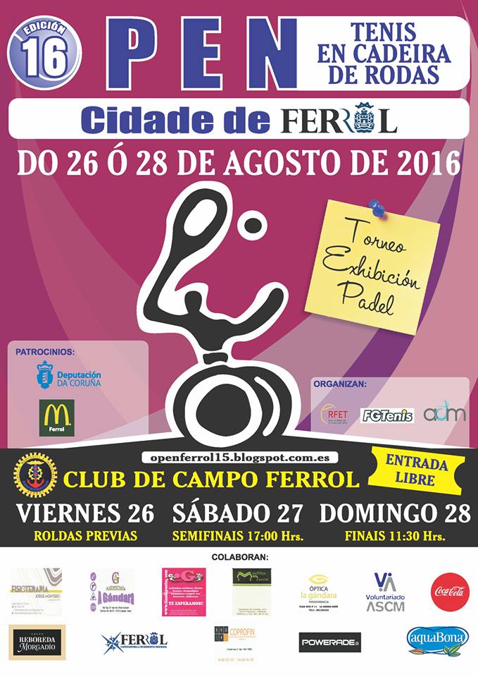 El tenis y el pádel adaptado se juntan en Ferrol