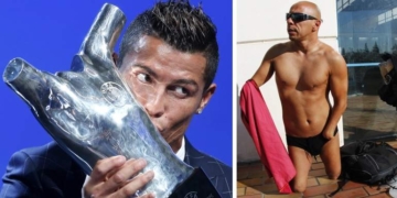 El laureado paralímpico Xavi Torres bromea al compararse con el último trofeo de Cristiano Ronaldo, sin extremidades