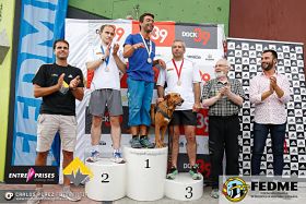 Urko Carmona revalida el título y la participación crece en el Campeonato de España de Paraescalada