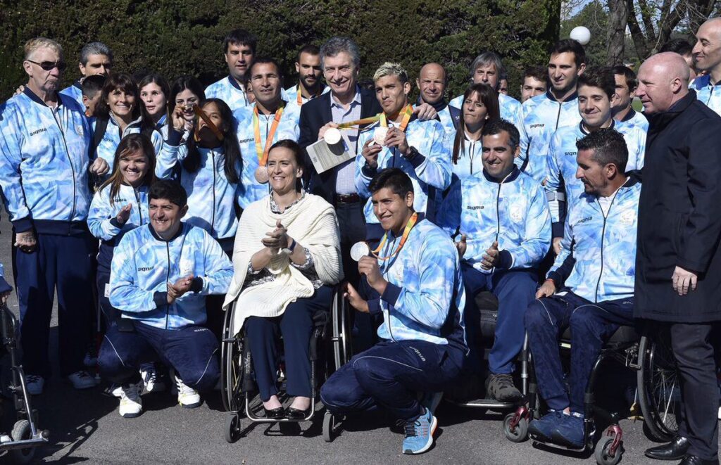 Mauricio Macri recibió a los deportistas argentinos que participaron en los Juegos Paralímpicos Río 2016