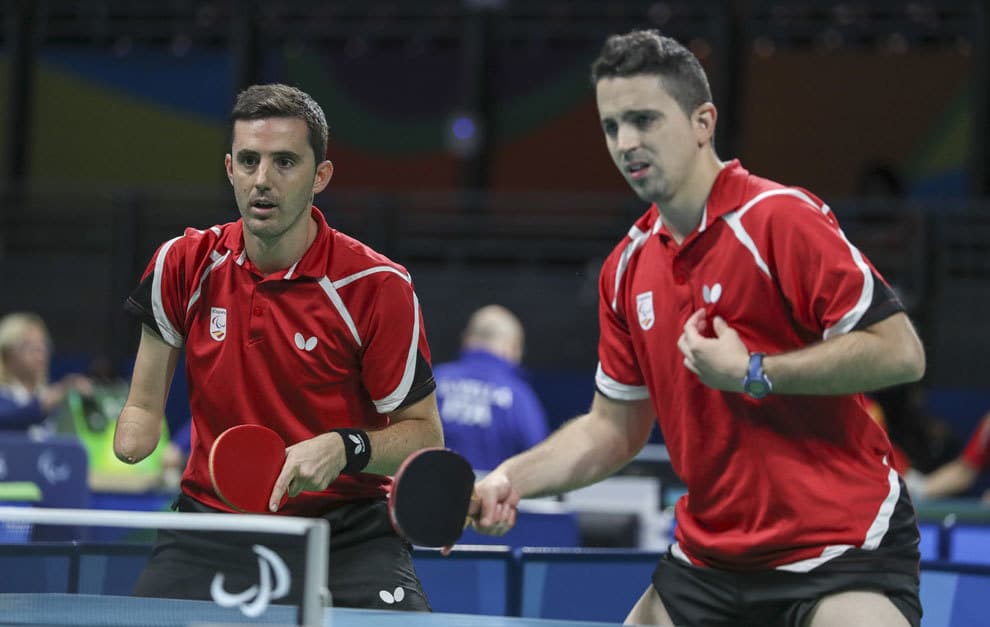 El equipo español de Tenis de Mesa Clase S9-10 subcampeones paralímpicos