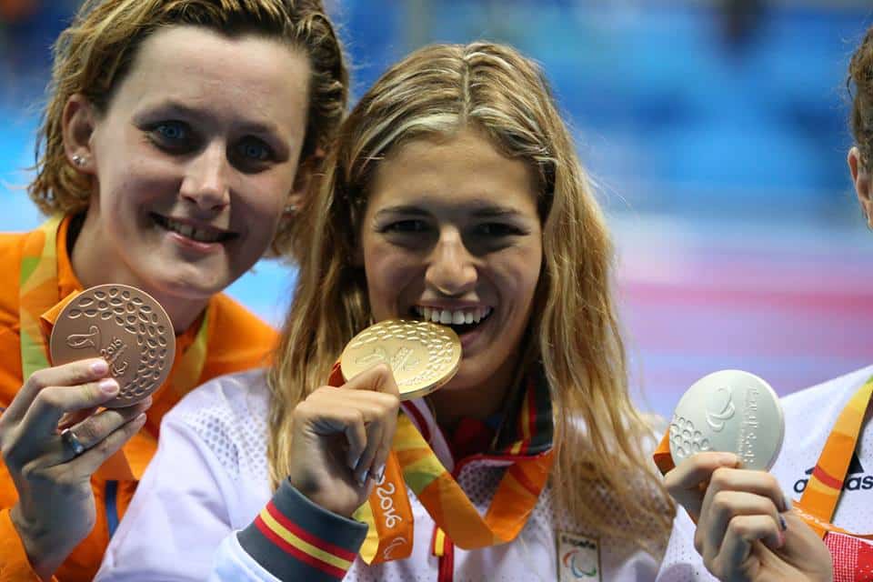 Michelle Alonso retiene el título de campeona paralímpica en 100 braza SM14