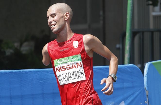 Abderrahman Ait llega a la plata en el Fuerte de Copacabana