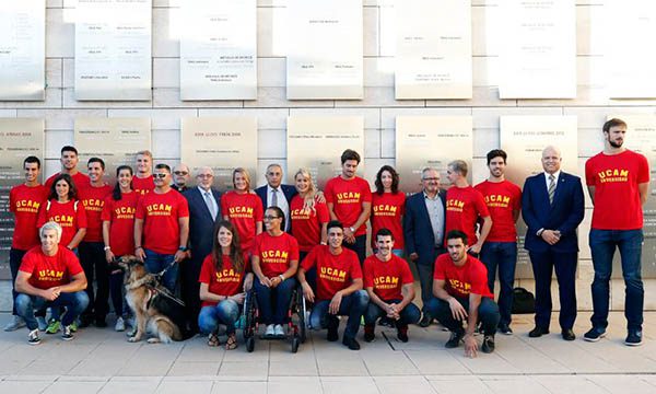 La UCAM y el COE homenajean a los medallistas y diplomas españoles de Río 2016