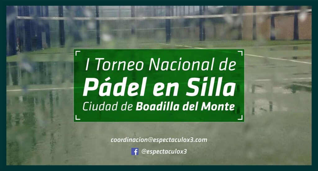 La lluvia impide el encuentro entre el pádel y Boadilla del Monte
