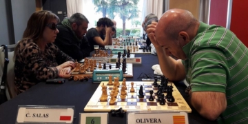 Albert Olivera y Conchi Salas, campeones de España de ajedrez para ciegos