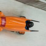 Podio de Israel Blanco en la Copa del Mundo de parabobsleigh