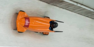 Podio de Israel Blanco en la Copa del Mundo de parabobsleigh