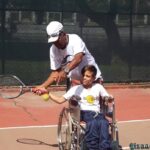 Tenistas con discapacidad disfrutaron en el Centro La Paz