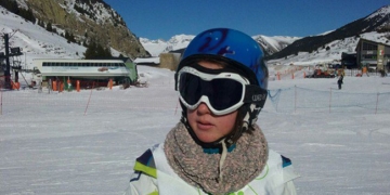 La sevillana Lucía Utrilla, campeona de España de esquí alpino adaptado