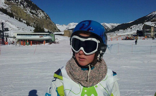 La sevillana Lucía Utrilla, campeona de España de esquí alpino adaptado