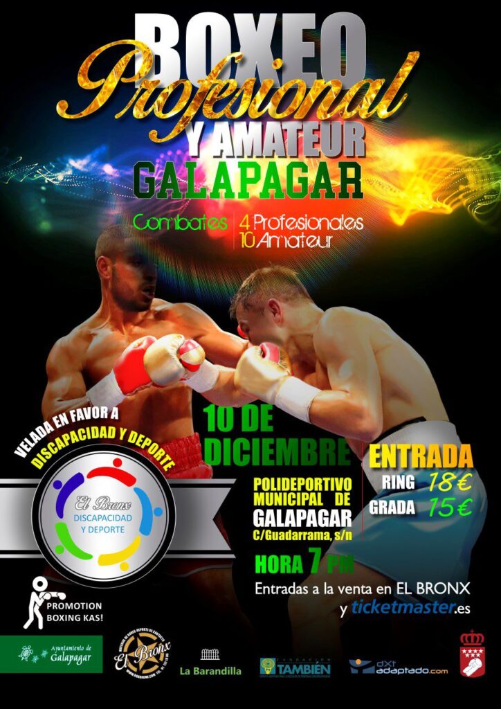 El deporte adaptado se une al boxeo en Galapagar