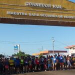 Niños, adultos mayores y personas con discapacidad participaron en el primer maratón navideño de Rosario de Perijá