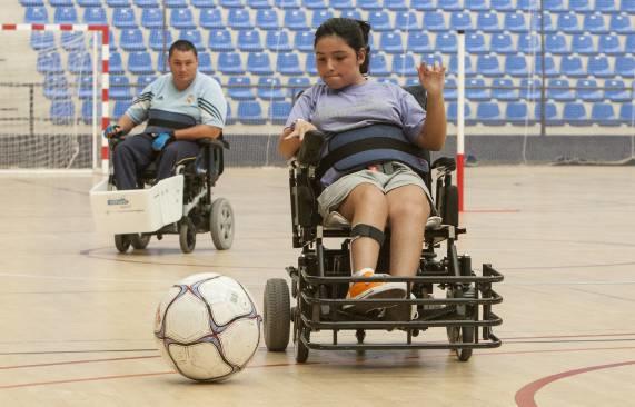Superación diaria con actividades específicas como la Boccia y el Goalball