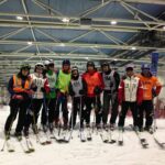 El esquí para ciegos llena el SnowZone de Madrid