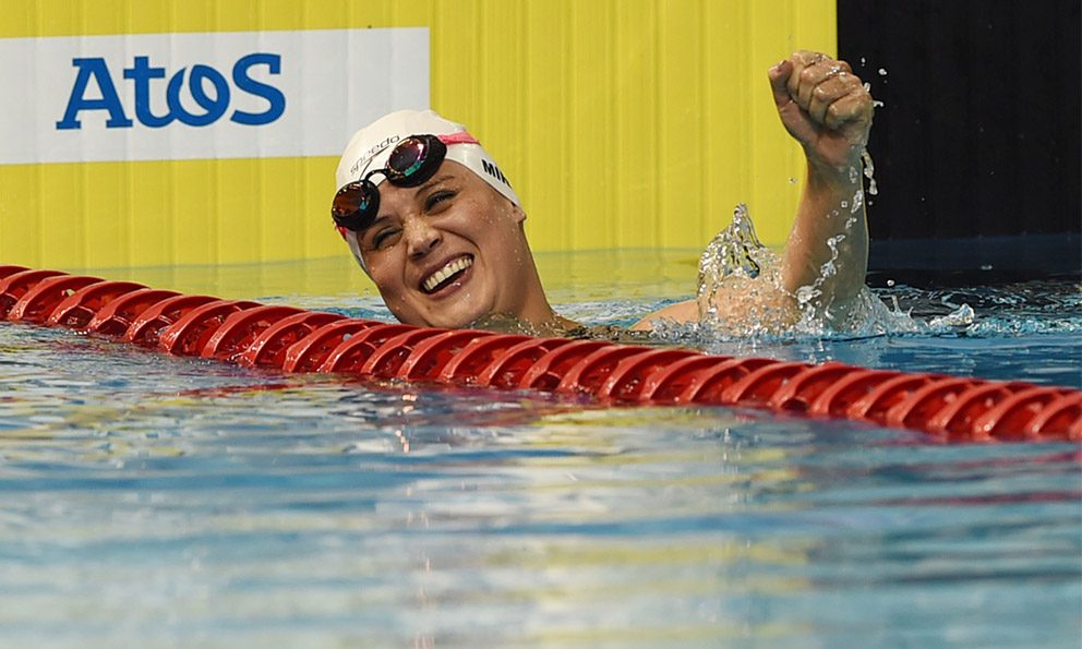 Nely Miranda aspira a medalla tras récord paralímpico en natación