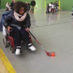Extremadura impulsa el hockey en silla de ruedas eléctrica