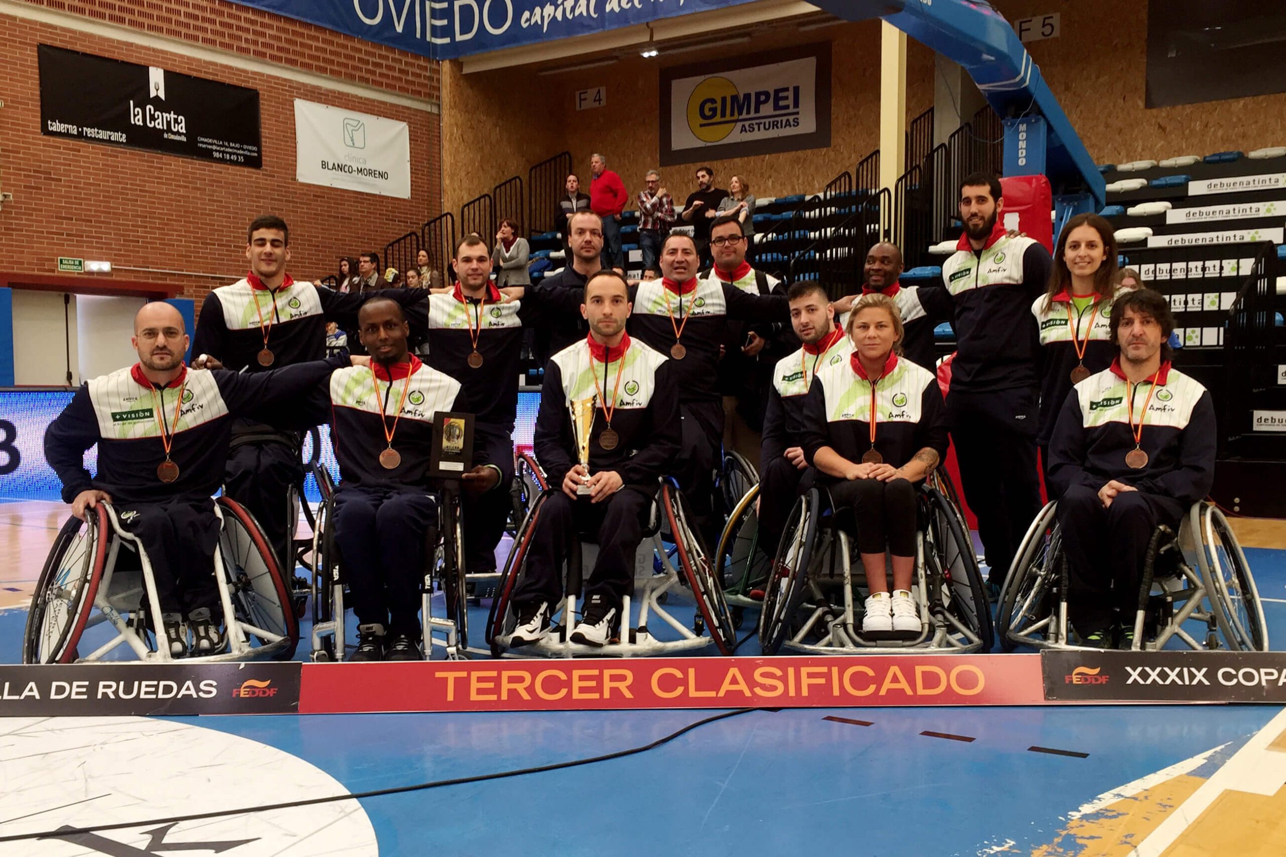 El Amfiv se sube al podio de la Copa