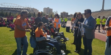 Entrega de medallas en la Jornada de Deporte Adaptado