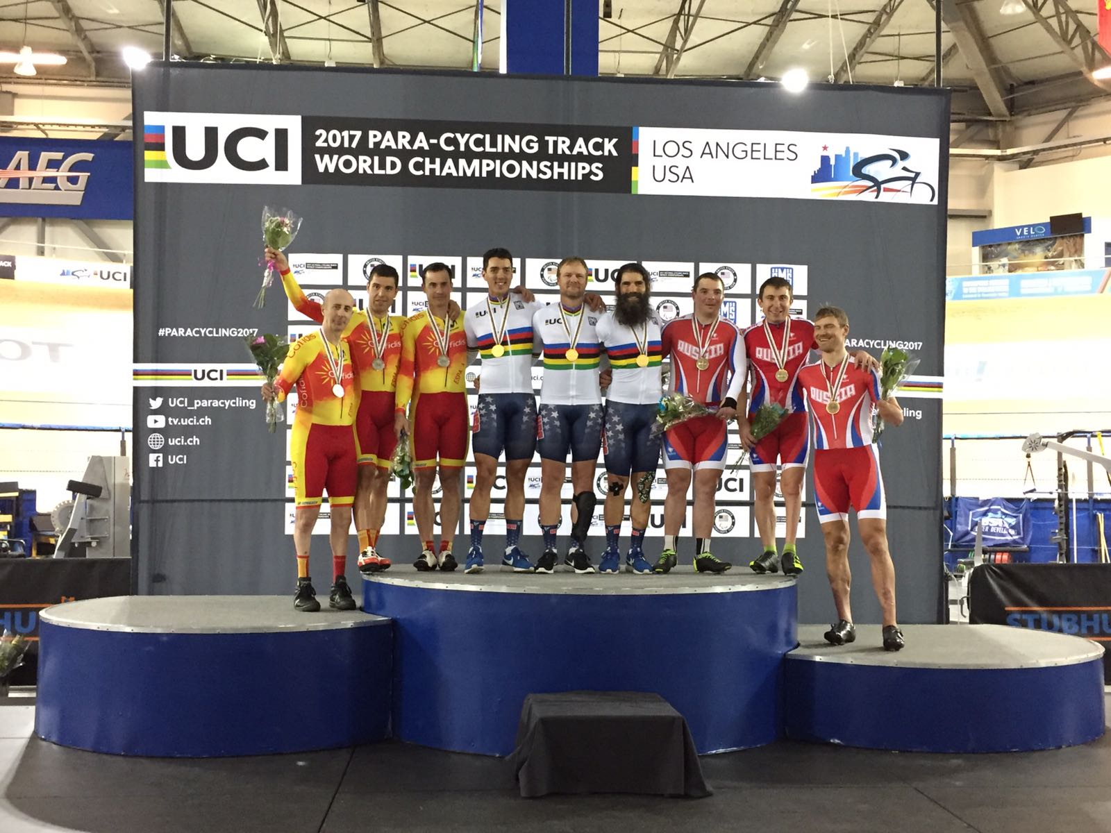 España finaliza el Mundial de ciclismo adaptado bañada en plata