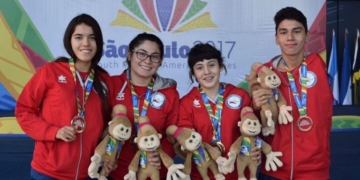Con tres oros Chile comienza participación en Juegos Parapanamericanos Juveniles de Sao Paulo