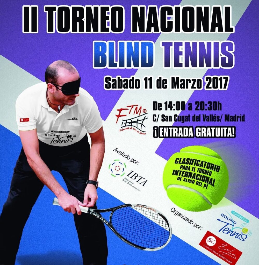 El Blind Tennis se vive en Madrid
