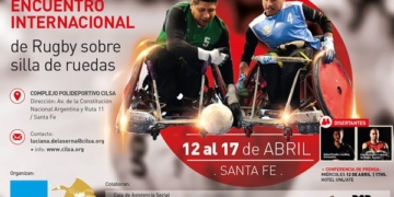 CILSA organiza un encuentro internacional de rugby sobre silla de ruedas en la capital de Santa Fe
