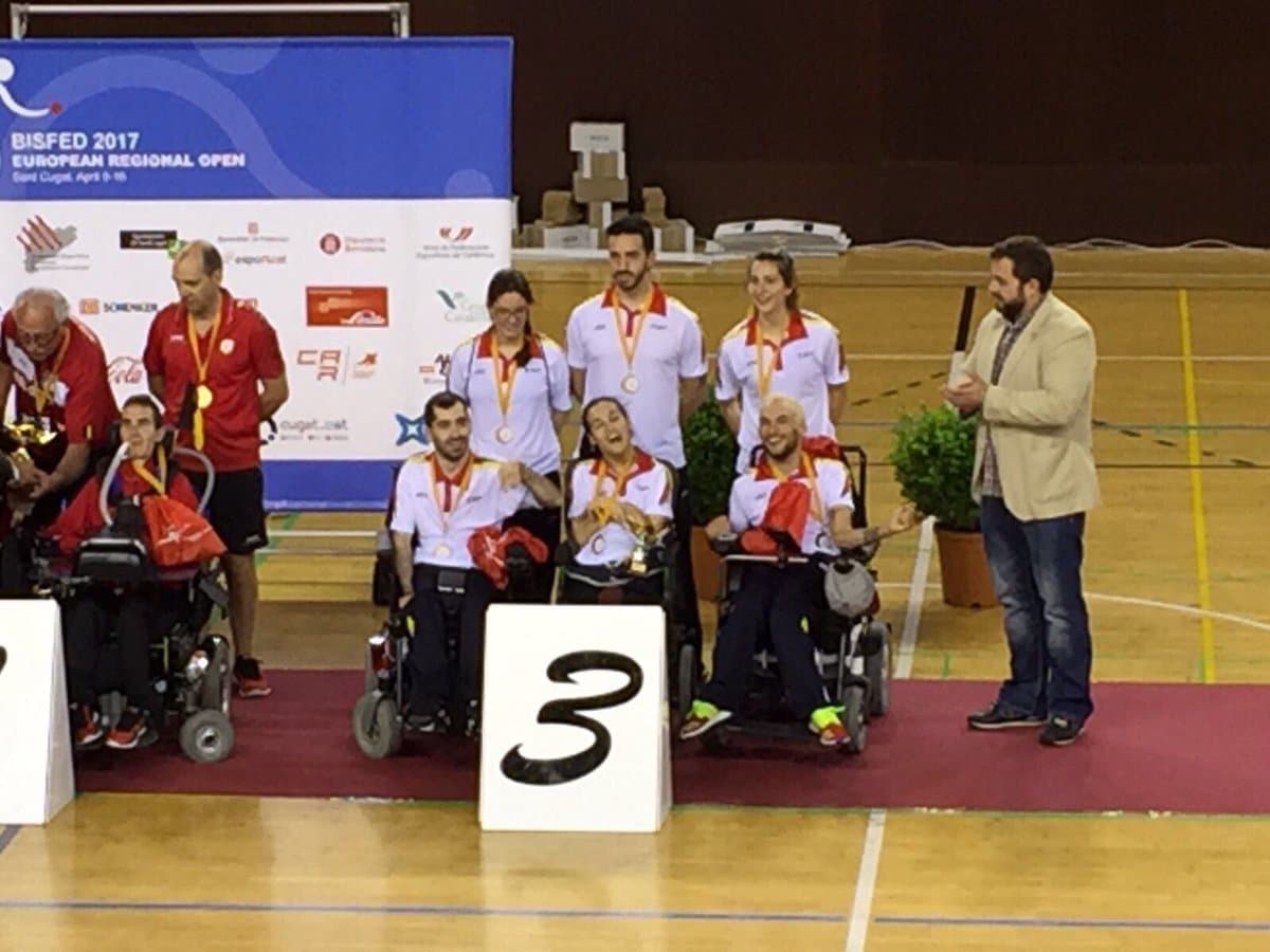 España cierra el Open Europeo de Boccia con un bronce y dos cuartos puestos