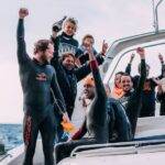 El récord de Enhamed: el primer invidente total en cruzar el Estrecho a nado