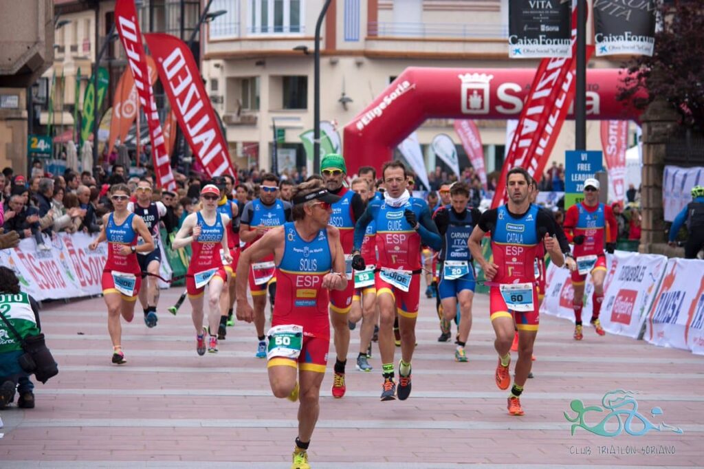 El paratriatlón español copa el podio en Soria