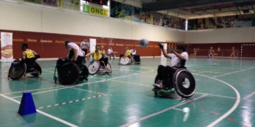Fin de semana intenso para el rugby en silla de ruedas