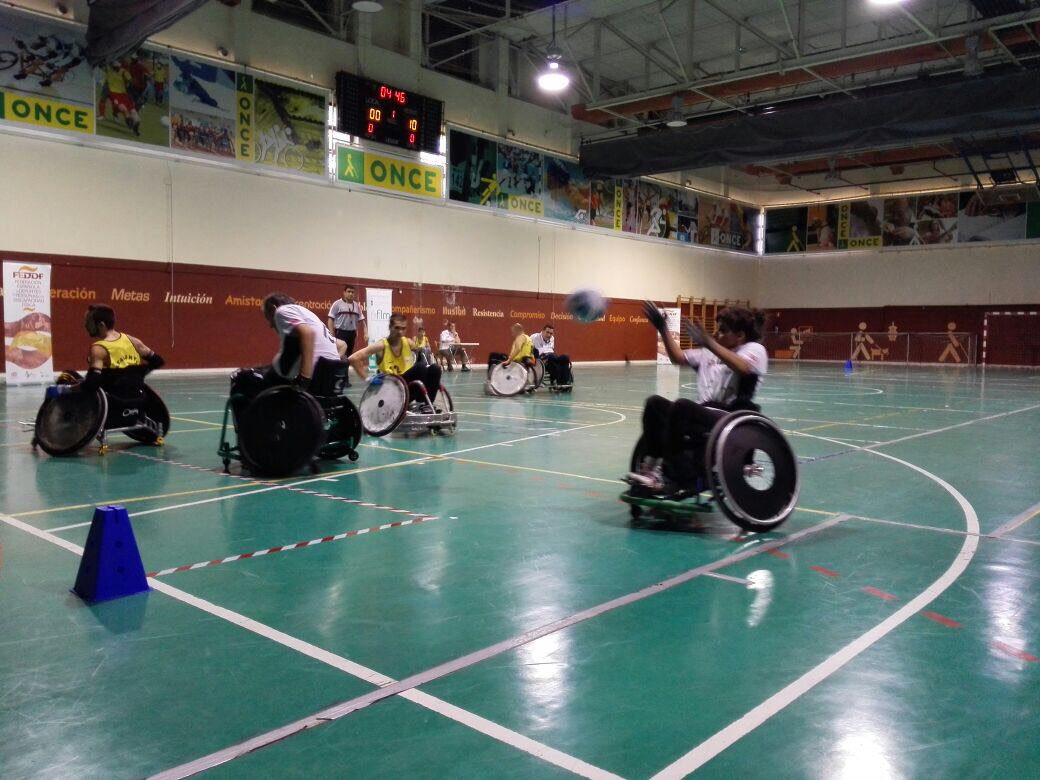 Fin de semana intenso para el rugby en silla de ruedas
